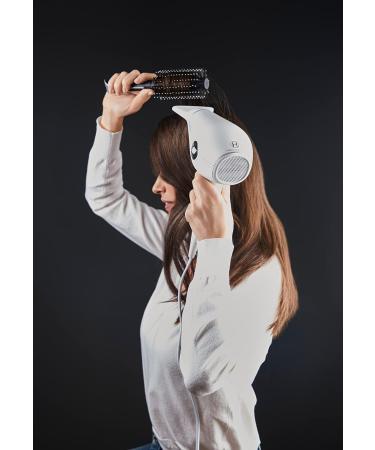 Rowenta Volumizer CV6130 Hairdryer 2400 W powerful concentrator nozzle and diffuser 3 speeds and 3 temperatures ion technology white and silver - Buy Online on GoSupps.com