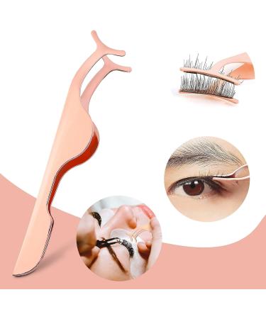WLLHYF Rose Gold Eyelash Applicator Tool for Easy Fake Lash Application and Removal - Buy Online on GoSupps.com