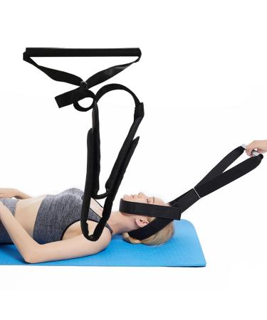 Spine chiropractic decorative traction device (2 foot) naked girdle neck neck traction device traction belt physiotherapy (A)