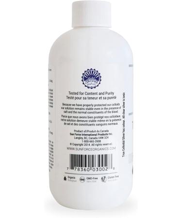 SunForce True Colloidal Silver- 10 ppm Silver for Immune Support 8oz - Buy Online on GoSupps.com