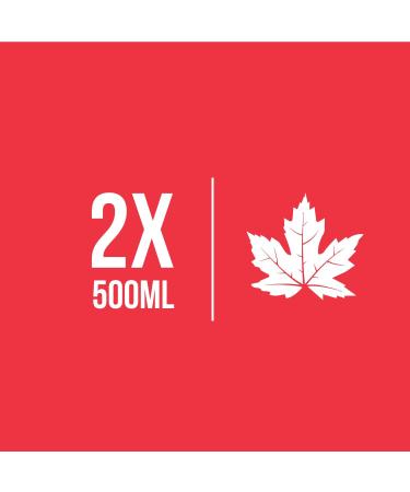 Pure Organic Canadian Maple Syrup (2 X 500ml Bottles.) All-Natural Grade-A Amber Rich Taste | Delicious Sweetness | No Preservatives Gluten Free Vegan Friendly - Buy Online on GoSupps.com