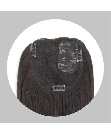 Clip-In Hair Extensions for Women - 50.8 cm Smooth Black Brown Parting for Thinner Hair - Buy Online on GoSupps.com