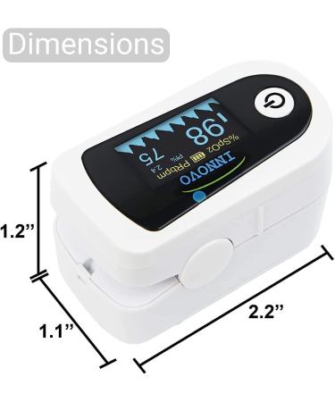 Innovo Premium iP900BP Pulse Oximeter with Plethysmograph - Blood Oxygen Monitor - Buy Online on GoSupps.com