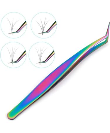 Verdant Touch Curved Tip Tweezers Curved Tip Eyelashes Extension Tweezer Alloy False Eyelashes Applicator Tool - Buy Online on GoSupps.com