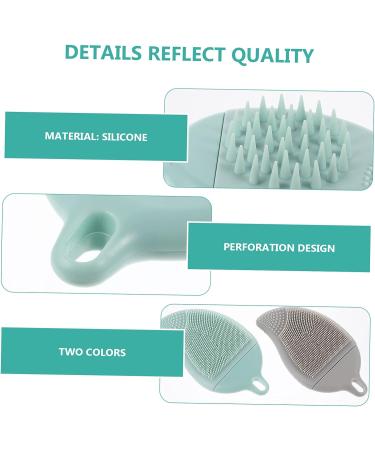 Healeved 6 Pcs Silicone Shampoo Massage Brush Set - Scalp Massager & Body Scrubber for Babies and Men - Buy Online on GoSupps.com