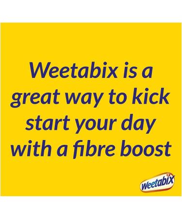 Weetabix Wholegrain Breakfast Cereal Baked with Lyle's Golden Syrup High Fibre Low in Fat and Salt 100% British Wholegrain Wheat Suitable for Vegetarians - Buy Online on GoSupps.com