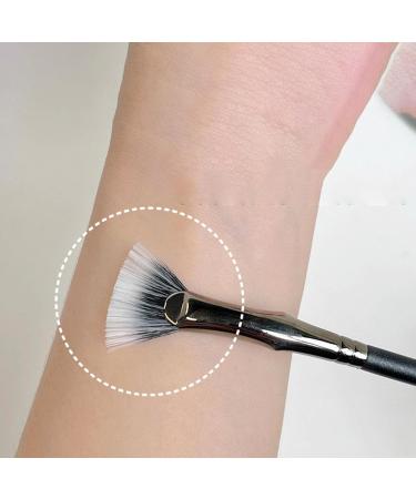 5 set Eyelash Eyebrow Brush Fan Shape Cosmetic Applicator for Natural Lashes 5 set (Black) - Buy Online on GoSupps.com