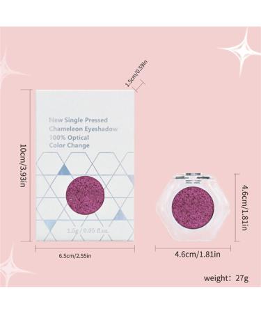 Eyeshadow Eyeshadow Eyeshadow Single Duo Chrome Eyeshadows by Nichole(11#) - Buy Online on GoSupps.com