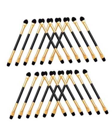 SOESFOUFU 20pcs Double Ended Eyeshadow Brush Small Eyeshadow Brush Eye Brush for Eyeshadow Makeup Eye Brush Makeup Brush Make up Eyeshadow Brush Eye Makeup Tool Makeup Eyeshadow Brush