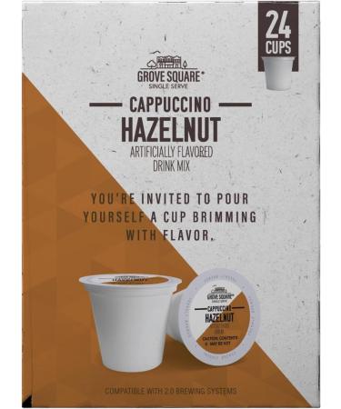 Grove Square Hazelnut Cappuccino 96-Count Brown 96 count Hazelnut Cappucino - Buy Online on GoSupps.com