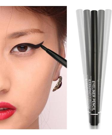 Colored Eyeliner Pencil | Long-Lasting Colored Eyeliner Pens for Women | Anti-Sweat Under Eye Eyeliner Pencil Automatic Rotation Eyeliner Eye Makeup for Gifts Rowces Black - Buy Online on GoSupps.com
