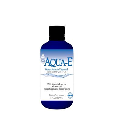 UNIQUE E A.C. Grace Company Aqua-E Water-Soluble Vitamin E Tocopherols & Tocotrienols 8 fl oz (237 ml)
