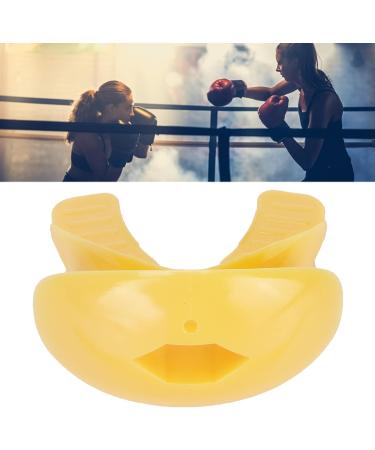 Verdant Touch Shock Mouthguard - Premium Sports Mouthguard for Football Lacrosse Hockey & Basketball - Yellow Flavor - Buy Online on GoSupps.com