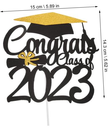 IMIKEYA 6pcs 2023 Graduation Cake Decorating Cupcake Decorating Class a Customs 2022 Graduation Cake Picks Graduation Cake Decorations 2023 Graduation Cupcake Party Supplies Make up As Shown 15x14.3cm - Buy Online on GoSupps.com