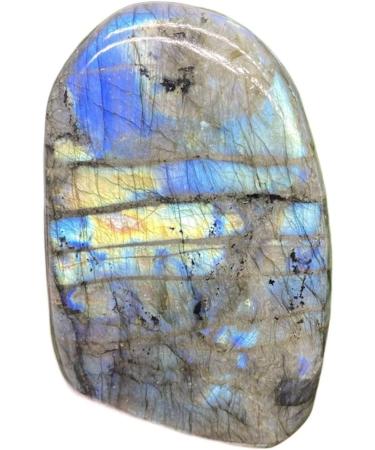 FLYIFE 1PC 500-1000g Natural Crystal Moonstone Raw Gemstone Ornament Polished Quartz Labradorite Handicraft Decorating Stone Natural Stones Gift (Color : 900-1000g) - Buy Online on GoSupps.com