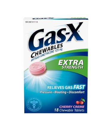 Gas-X Extra Strength Cherry Creme 18-Count Chewable Tablets (2)