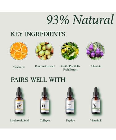 Buy CLARA S NEW YORK Brightening Vitamin C Moisturizer | Reduce Acne Scars & Dark Spots | Hyaluronic Acid | Fast-absorbing Face Cream | 50ml Made in USA - Buy Online on GoSupps.com
