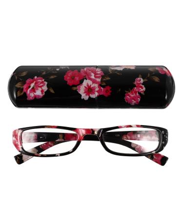 BEZAX 1 piece reading glasses for the elderly with high definition diamond frame glasses