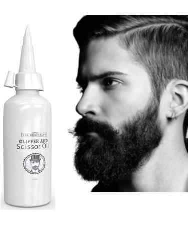 Hair Clipper Oil SIR REGINALDS Professional Scissor & Clipper Oil - Suitable for All Scissors Clippers & Trimmers - 125ml Made in The UK - Buy Online on GoSupps.com