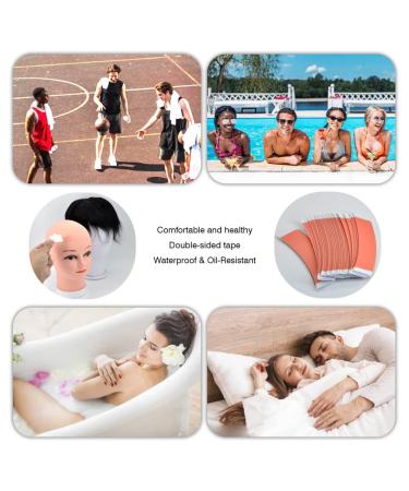 PRIZOM Red Wig Tape for Lace Wigs 36 Pieces Strong Double Sided Waterproof Adhesive Tape Strips Wig Tape for Toupee Lace Wig Easy to Use - Buy Online on GoSupps.com