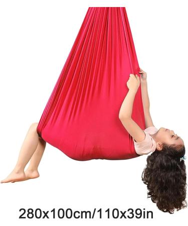 SSIMO Sensory Full Body Socks for Autism | Stretchy & Breathable Body Sox for Stress Relief in Children & Adults | Red (Size: 100x280cm) - Buy Online on GoSupps.com