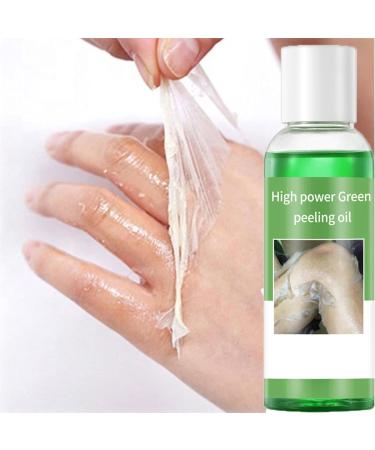 Dark Skin Exfoliating Oil Extra Strong Green for Hands Feet and Whole Body for at-home facial chemical exfoliation (220 ml/7.76 oz) - Buy Online on GoSupps.com