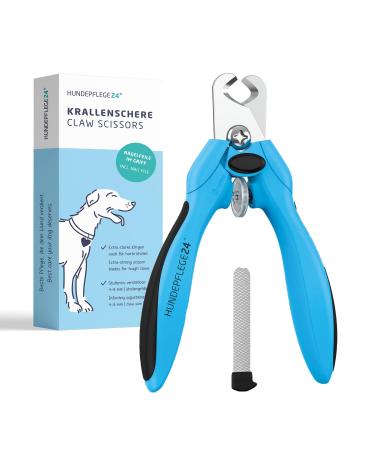 Dog care24 claw scissors for dogs & cats including nail files - continuously adjustable 4-8mm with extra strong stainless steel blades for hard claws - dogs claw cutter for small & large dogs - Buy Online on GoSupps.com