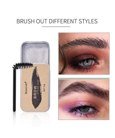 Minkissy Eyebrow Styling Gel & Wax | Colorless Makeup Soap for Perfect Brows - Ideal for Women & Girls - Buy Online on GoSupps.com