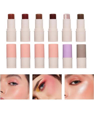 LXZJJM Matte Blush Stick with Dewy Finish - Long-Lasting Easy Application for Contouring and Highlighting - Perfect for Fair Beginners (05 6.8 g (0.239 oz)) 05 6.8 g (Pack of 1) - Buy Online on GoSupps.com