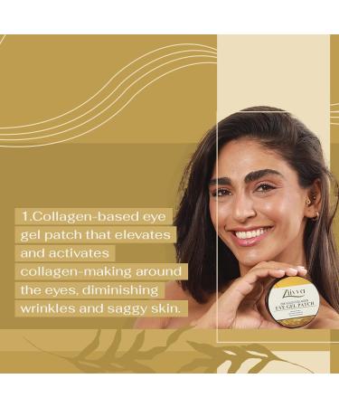 Under Eye Collagen Patches with 24K Gold & Snail - 30 Pairs Eye Masks for Puffy Eyes Dark Circles Anti-Wrinkle & Moisturizing Treatment - Buy Online on GoSupps.com