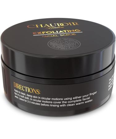 Chaudoir London Face Exfoliator Clears Pores Fades Scars Banishes Blackheads Enriched with Coconut Oil & Vitamin E 100ml - Buy Online on GoSupps.com