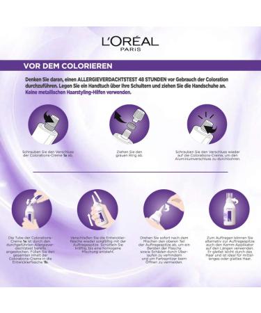 L'Or al Paris Excellence Cool Cream Hair Color - 100% Gray Coverage Ultra Cool Dark Blonde 6.11 258g Set with Shampoo & Care Cream - Buy Online on GoSupps.com