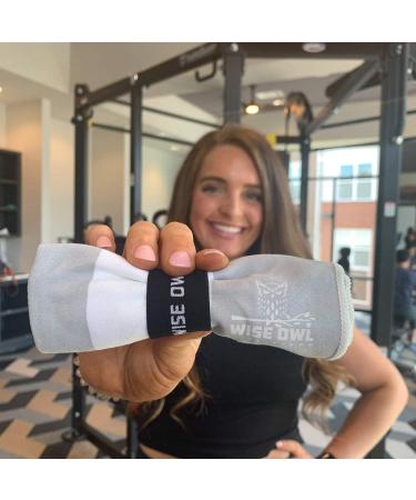 Wise Owl Outfitters Quick Dry Microfiber Beach and Yoga Towel 2PK - Grey Small Towel for Beach, Pool, Yoga, Swim - Ideal for Hand, Face, and Body - Buy Online on GoSupps.com