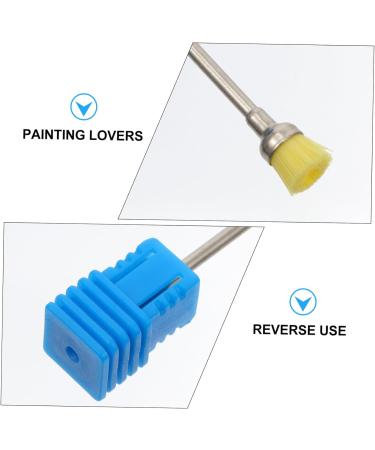 POPETPOP 15 Pcs Nail Dust Brush Nail for Cleaning Nail Cleaner Nail Cleaning Brush Nail Drill Brush Carbide Cleaning Brush Nail Drill Bits Nail Art Tool Fingernail Alloy Metal Grip 7.5x1.2cmx3pcs Assorted Colorx3pcs - Buy Online on GoSupps.com