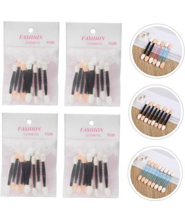 PLAFOPE 40pcs Sponge Stick Eye Brushes for Foundation Makeup Applicator Glitter Makeup Brushes Plastic Abs - Buy Online on GoSupps.com