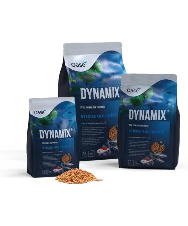 OASE Dynamix Sticks Mix Plus Snack 8 L Pond Fish Food Promotes Scale Formation Ideal for Mixed Breeding of Natural Coloured Fish and Goldfish - Buy Online on GoSupps.com