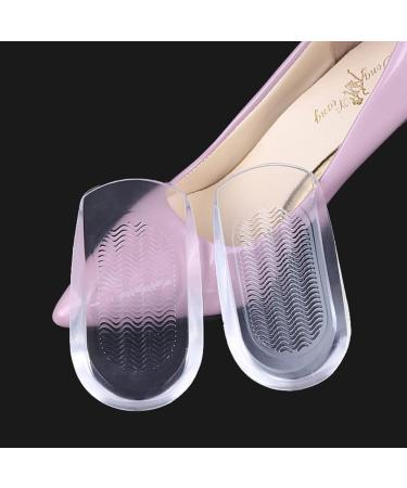 PLAFOPE Anti-Slip Heel Protectors Half Insoles - Transparent Gel Cups for Foot Care in High Heels - Buy Online on GoSupps.com