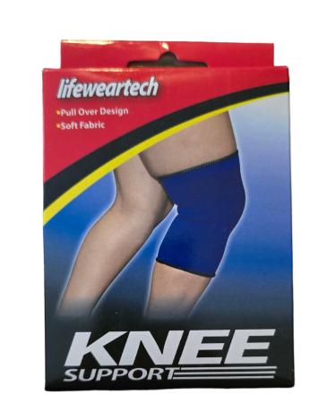 Lifeweartech Knee Support Pull Over Design Soft Fabric Blue