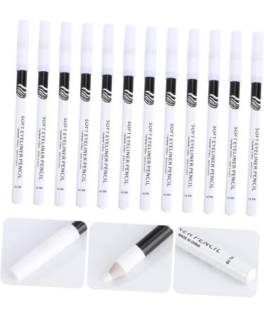 Healvian 60 Pcs Eyeliner Pencil Eye Liners Makeup Pencils Eyeliners Coloured Pencils White Liner Wooden Pole - Buy Online on GoSupps.com