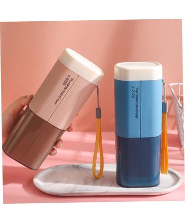 Plafope Travel Toothbrush Storage Box - 3-Piece Set with Toothpaste Holder & Travel Mug - Perfect for On-the-Go Oral Care - Buy Online on GoSupps.com