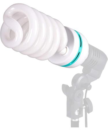 SLOW DOLPHIN Photo CFL Full Spectrum Light Bulb 105W 5500K CFL Daylight for Photography Photo Video Studio Lighting(1 Pcs) 1 Count (Pack of 1) - Buy Online on GoSupps.com