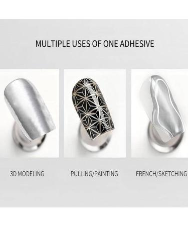 Metallic Paint Gel - Manicure - UV LED Mirror Art - High Pigment Formula - Nail Decorating Supplies for Beginners and Professionals - Creative Art Accessory - Buy Online on GoSupps.com