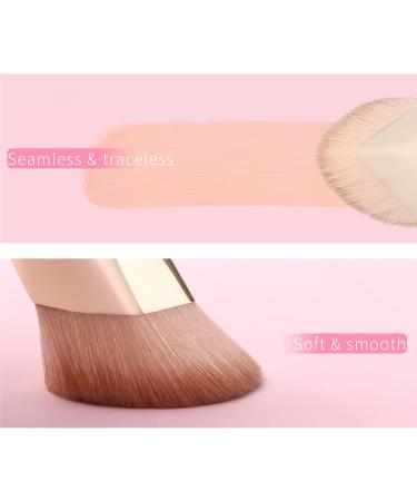 ENZO KEN Angled Foundation Brush for Liquid Makeup Cream Contour Brush for Cream Makeup Liquid Foundation Brush Liquid Foundation Makeup Brushes for Liquid Foundation Concealer Blush. (Pink 11L) - Buy Online on GoSupps.com