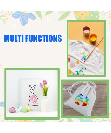 Bowitzki Reusable Easter Face Paint Stencils - Bunny and Halloween Makeup Tools for Body Art | International Shipping Available - Buy Online on GoSupps.com