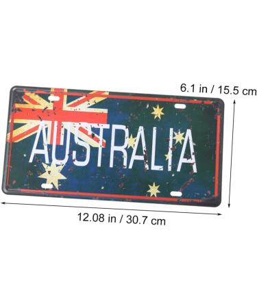 Artibetter Iron Painting Metal Signs Antique Signs Vintage Signs for The Sign License Plate Iron Sign - Buy Online on GoSupps.com