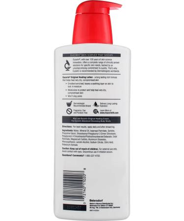Eucerin Original Healing Lotion 16.90 Oz - Pack of 6 - Buy Online on GoSupps.com