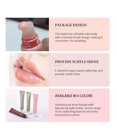 Lip Balm Lip Butter Balm for Hydration Shine Mini Neutrals Lip Care Prouct Moisturizing Tinted Butter Lip Balm Gloss Hydrating Lip Oil for Women (2PCS) - Buy Online on GoSupps.com