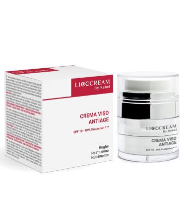 Licofarma Licocream byRebel Anti-Aging Face Cream | Moisturizing Anti-Wrinkle and Antioxidant Action | Filling and Plumping Effect | With Hyaluronic Acid Lycopene Vitamins A and E | 50 ml Jar