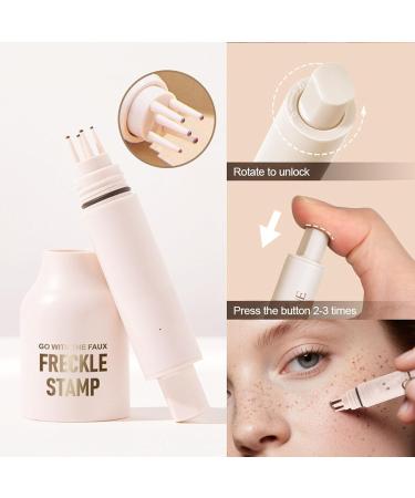  EONFAVE Five Point Summer Felt & Micro Liquid Powder Tip Pen for Summer Natural Dark Brown Freckle Pencil Durable for 24 Hours | Makeup Freckles - Buy Online on GoSupps.com