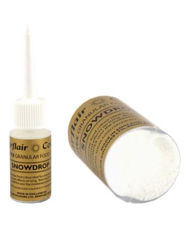 Sugarflair Sugartext Texturing Colour - Snowdrop 14g